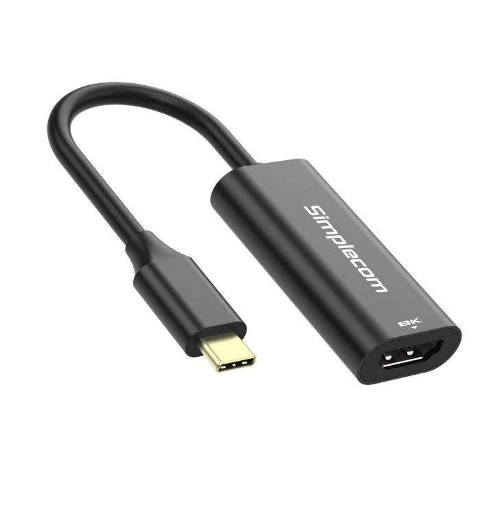 Simplecom DA105 USB-C to HDMI 2.1 Adapter 8K@60hz Converts a USB-C port to a HDMI output Compatible with smartphone or laptop with DisplayPort Alterna Simplecom DA105 USB-C to HDMI 2.1 Adapter 8K@60hz Converts a USB-C port to a HDMI output Compatible with smartphone or laptop with DisplayPort Alterna